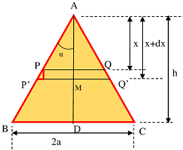 CENTRE OF MASS OF HOLLOW CONE