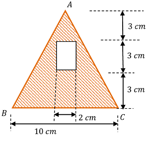 MOMENT OF INERTIA OF A TRIANGULAR SECTION
